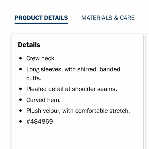 Old navy velour top - Picture 7 of 8